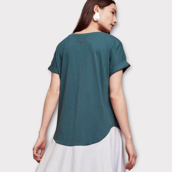 Anthropologie x Holding Horses Flounced T Shirt Dress size XSP - Picture 11 of 11